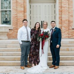McKaya and her husband at Keara's wedding