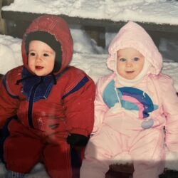 The end of a perfect first year being good little friends!